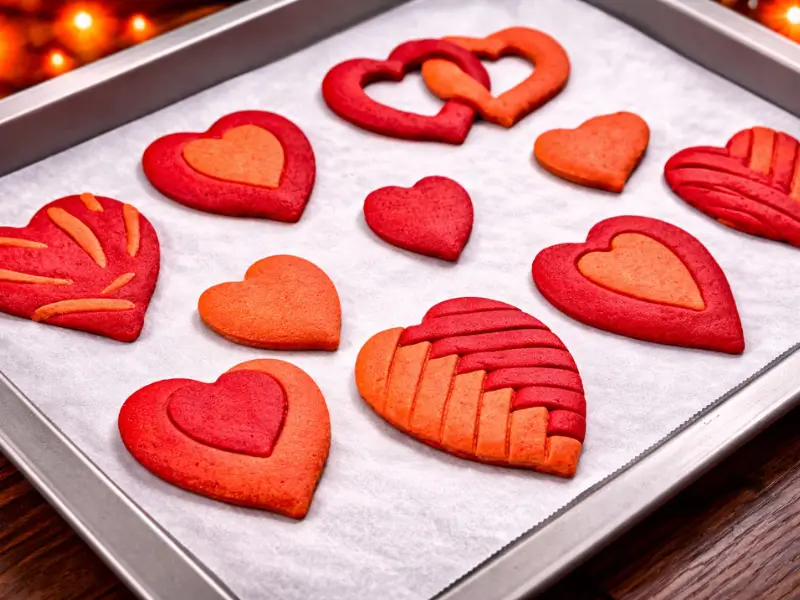 Cute Sweet Cookies – Delicious homemade cookies ready to serve.