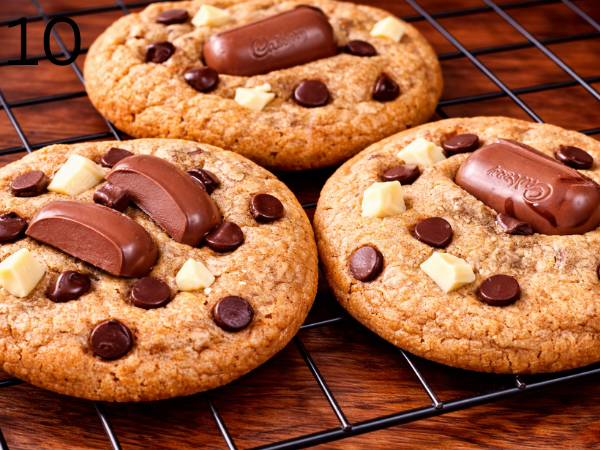 Baking Brown Butter Chocolate Cookies until golden brown