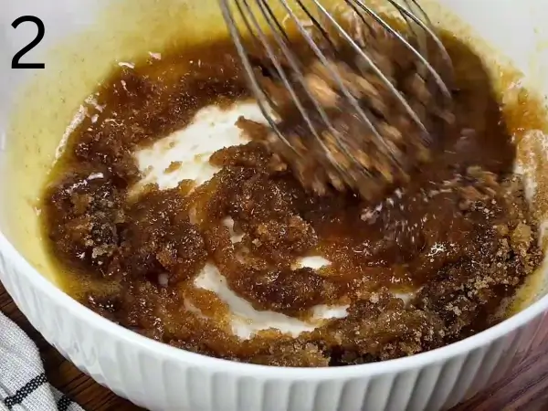 mixing butter with sugar for chocolate cookies recipe