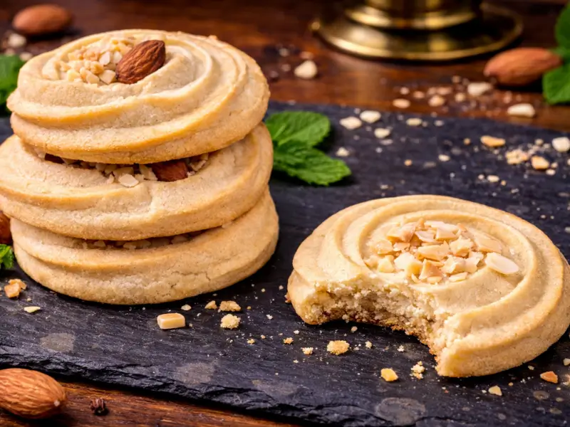 Easy homemade almond cookies ready in 15 minutes