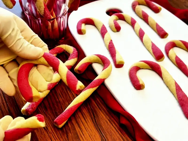 Festive cookies for holiday dessert