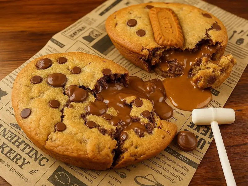 Gooey chocolate cookies perfect for Easter dessert table