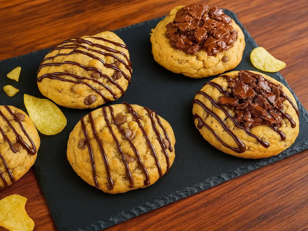 Salty Crunch Chocolate Chip Cookies