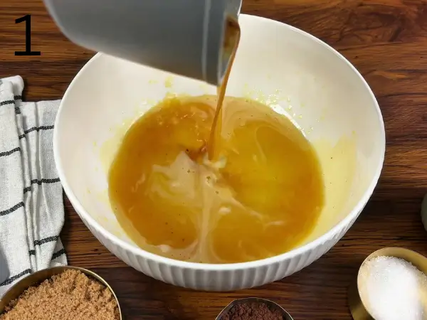 chocolate cookies recipe browning butter in saucepan