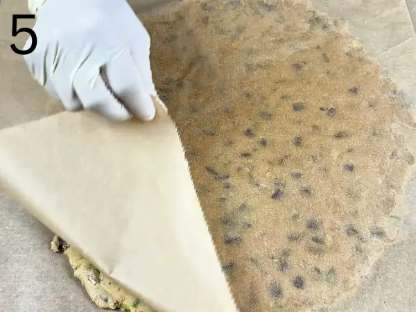 chilling cookie sticks recipe dough in the fridge