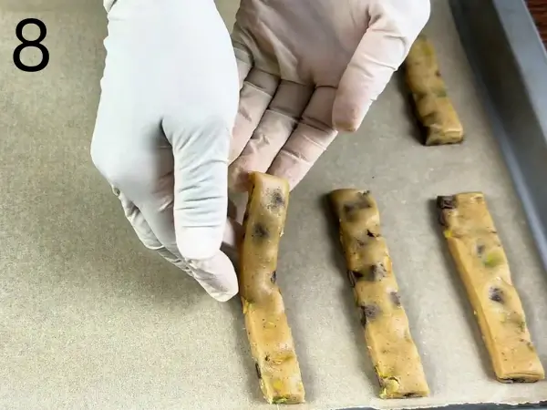baked cookie sticks recipe golden and crispy on tray