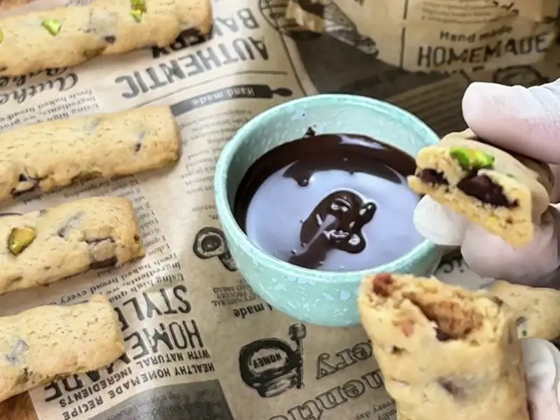cookie sticks recipe crispy and soft with chocolate chunks