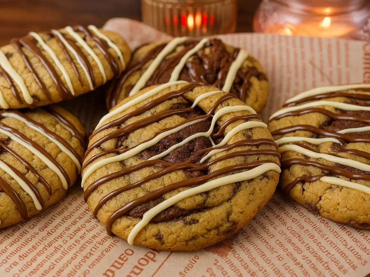 Cinnamon roll cookies soft and chewy
