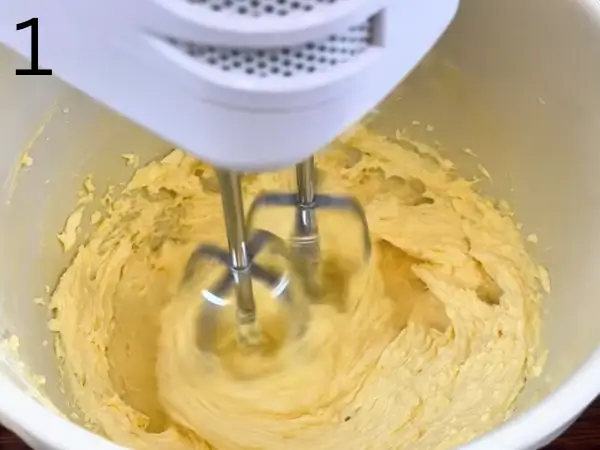 Butter and icing sugar mixed until creamy