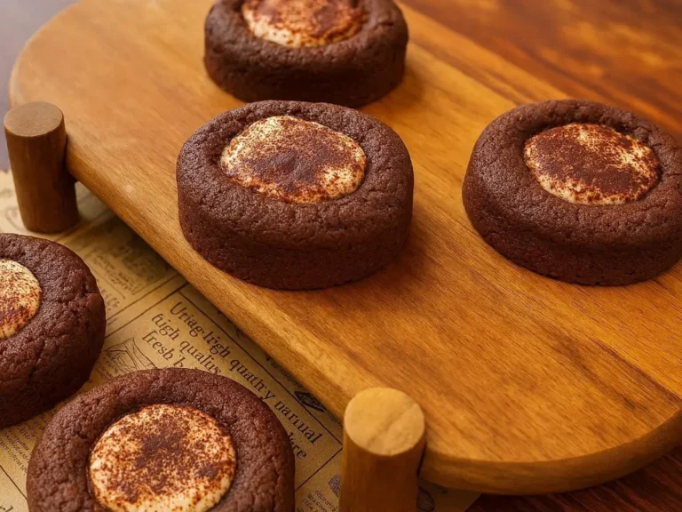 Tiramisu Cookies with mascarpone filling