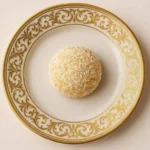 Orange Coconut Cookies on a serving plate