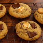 Banana Marshmallow Cookies with chocolate chips